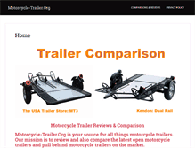 Tablet Screenshot of motorcycle-trailer.org
